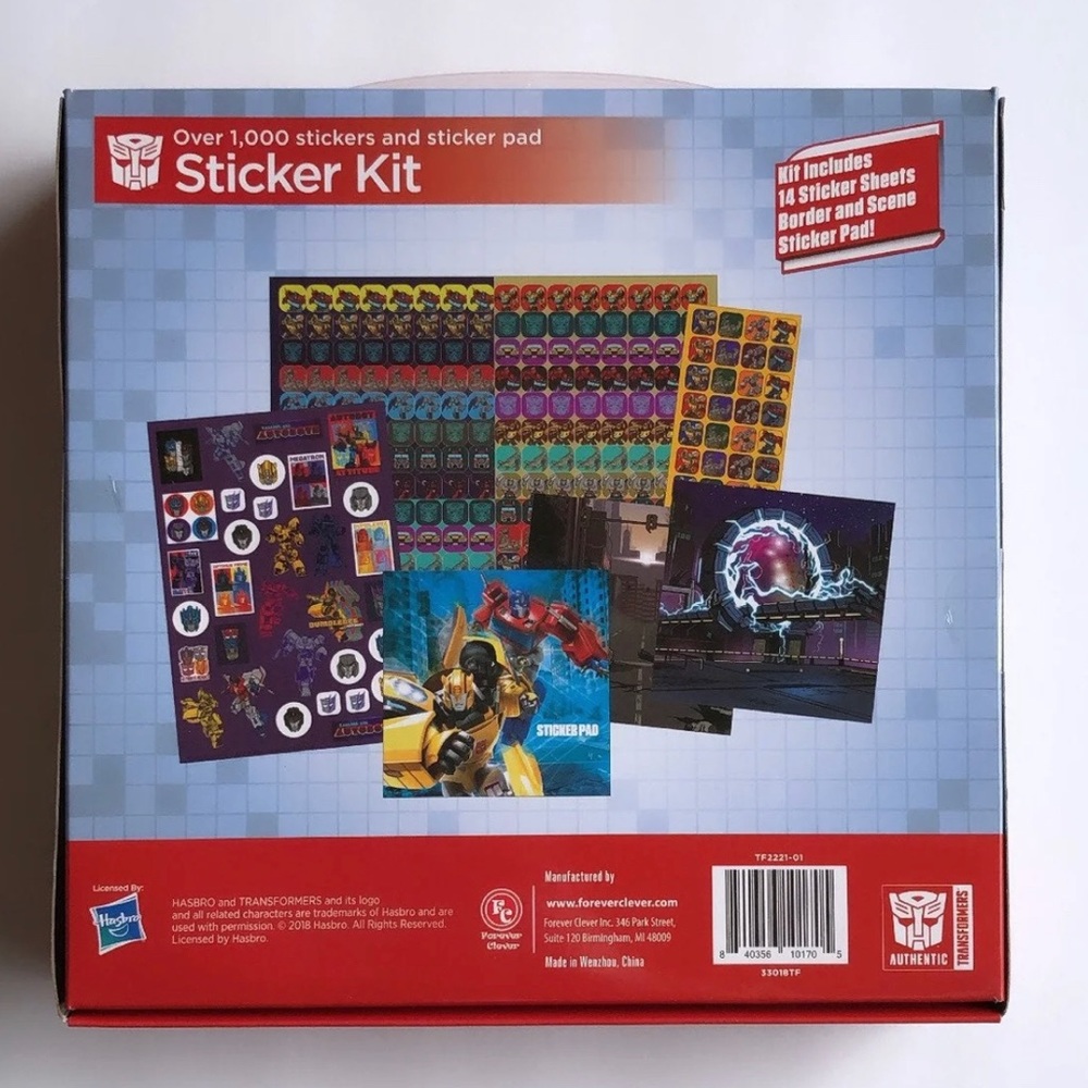 Transformers 1000+ Stickers Kit Box Set - Picture 2 of 8